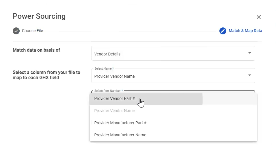 Power sourcing, select and option